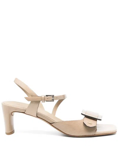 Del Carlo 60mm Buckle-detailed Sandals In 中性色