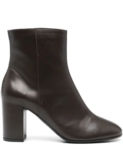 Del Carlo Axis Ankle Boots In Brown