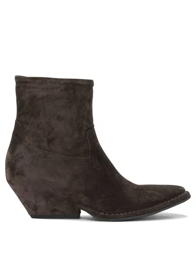Del Carlo Boots & Ankle Boots In Brown