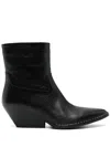 Del Carlo Crio Low Boots In Piper Black