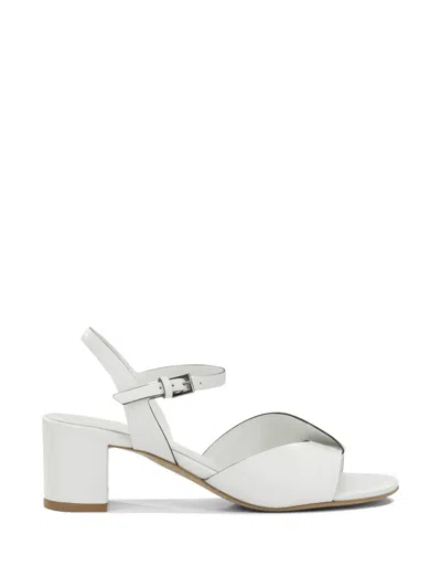 Del Carlo Crossover-strap Buckle-fastening Sandals In White
