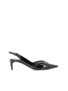 Del Carlo Woman Pumps Black Size 8 Leather In Black
