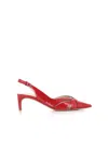 Del Carlo 60mm Décolleté Pumps In Red