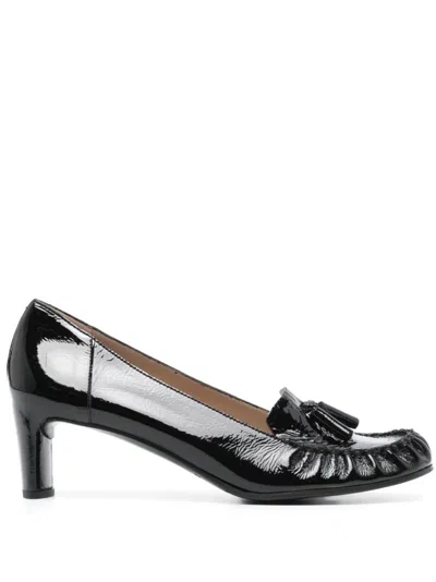 Del Carlo Decollete Mocassino In Nero
