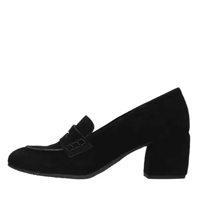 Del Carlo Flat Shoes In Nero Neri E Grigi