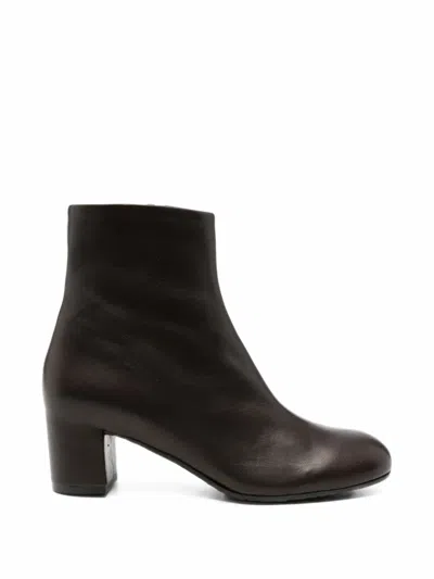 Del Carlo Kurt Ankle Boots In Brown