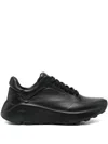 Del Carlo Leather Sneakers In Black