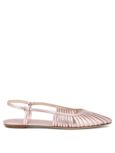 Del Carlo "lisi" Ballet Flats In Pink