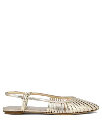 Del Carlo "lisi" Ballet Flats In Gold