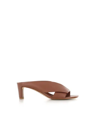 Del Carlo Mule 11708 In Brown