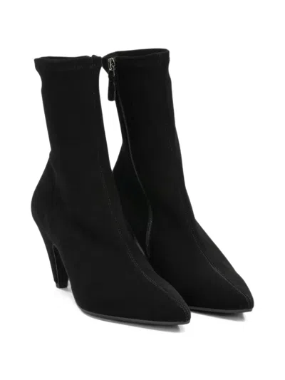 Del Carlo Pointed-toe Suede Ankle Boots In Multi