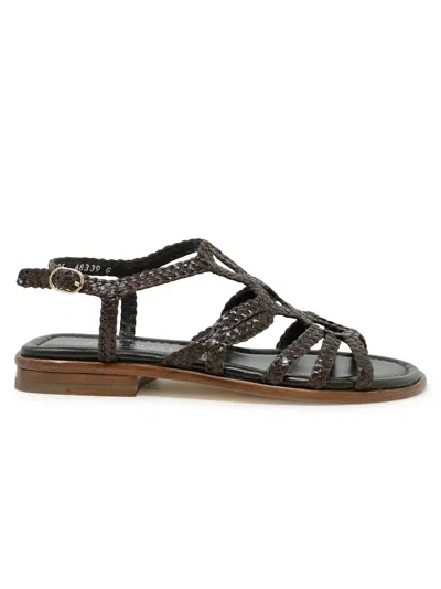 Del Carlo Pons Quintana Leather Tina Flat Sandals