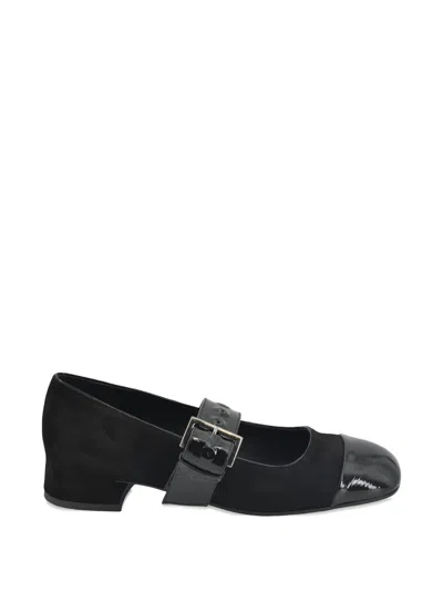 Del Carlo Renne Buckle Strap Pumps In Neutral