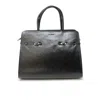 Del Carlo Roberto  Black Leather Bag In Black