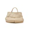 Del Carlo Roberto  Leather Bag In Sand