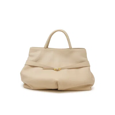 Del Carlo Roberto  Leather Bag In Sand