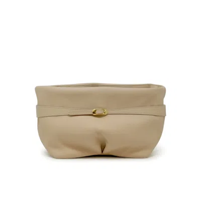 Del Carlo Roberto  Leather Bag In Sand