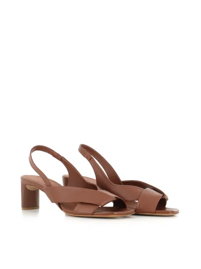 Del Carlo Sandal 11709 In Burnt