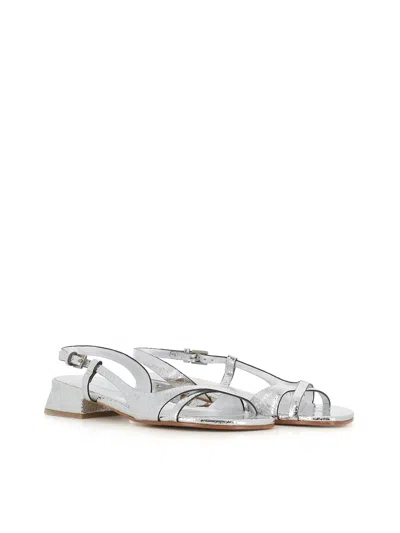 Del Carlo Sandal 11910 In Silver