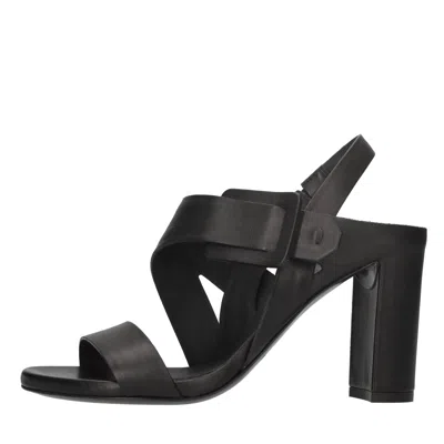 Del Carlo Sandals In Nero Scuri