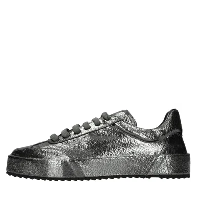 Del Carlo Sneakers In Grigio Metallici E Grigi