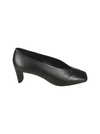 Del Carlo Roberto  Patent Leather Pumps In Brown
