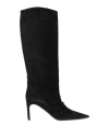 Del Carlo Woman Boot Black Size 7 Leather