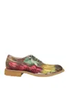 Del Carlo Lace-up Shoes In Yellow