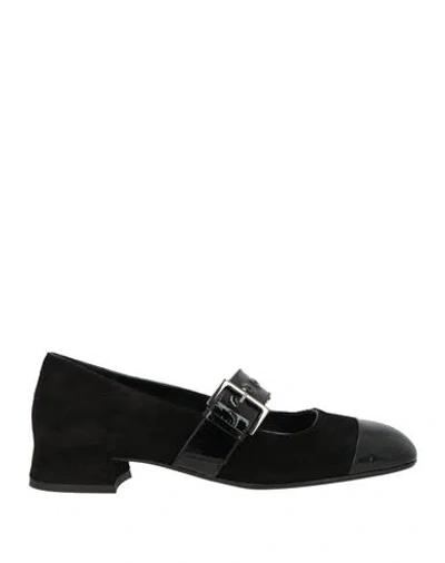 Del Carlo Woman Pumps Black Size 8 Leather