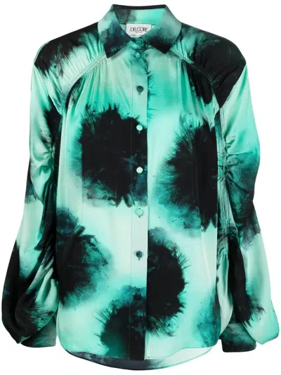 DEL CORE ABSTRACT-PRINT SHIRT