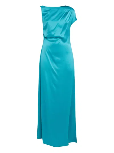Del Core Asymmetric Maxi Dress