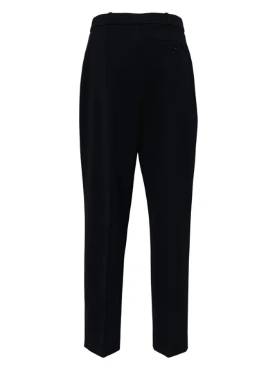 Del Core Carrot Leg Trousers In Black