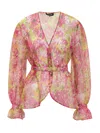 Del Core Cocoon Mini Blouse In Pink