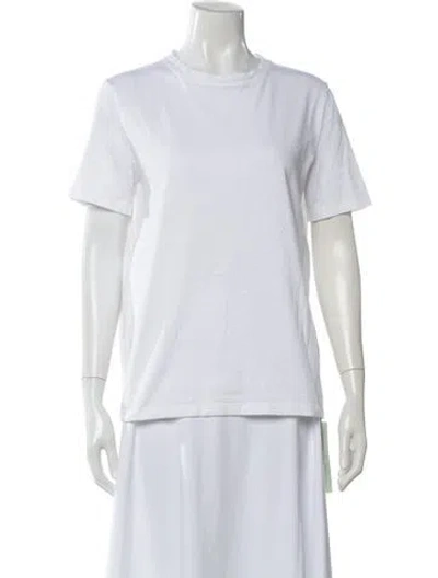 Pre-owned Del Core Crew Neck Short Sleeve T-shirt In White