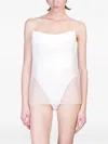 Del Core Topwear In White Silk