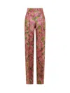 Del Core Elegant Cigarette Trousers In Multi