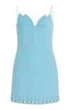 Del Core Exclusive Embellished Mini Dress In Blue