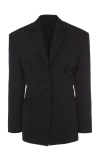 Del Core Hourglass Jacket In Black