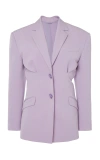 Del Core Hourglass Jacket In Purple
