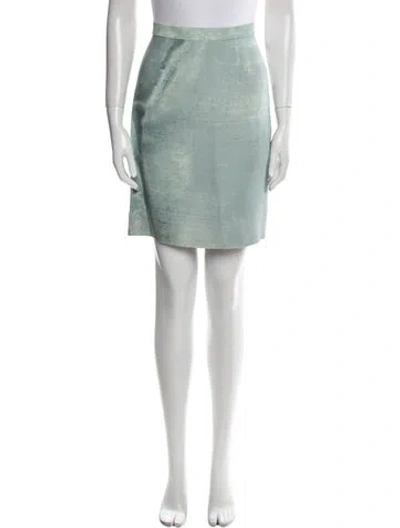 Pre-owned Del Core Knee-length Skirt In Green