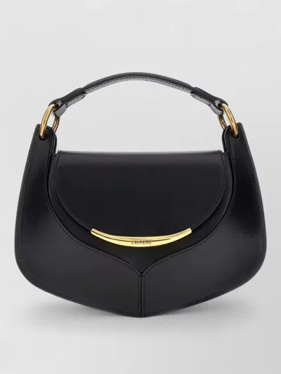 Del Core Leather Shoulder Bag Top Handle Design