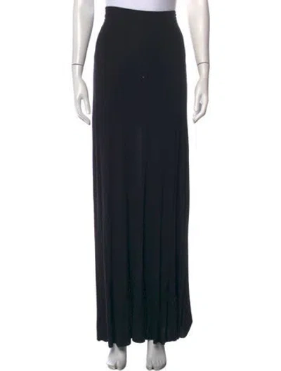 Pre-owned Del Core Long Skirt In Black