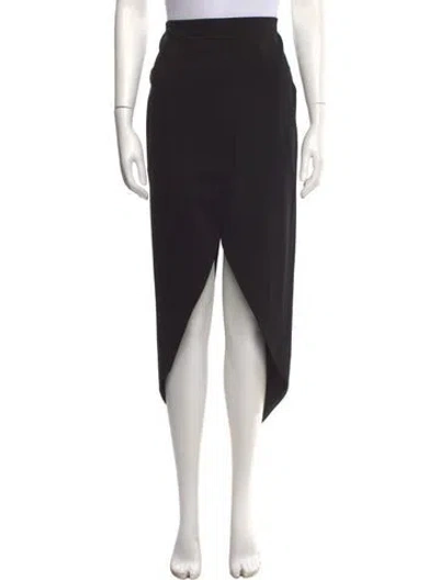 Pre-owned Del Core Midi Length Skirt W/ Tags In Black