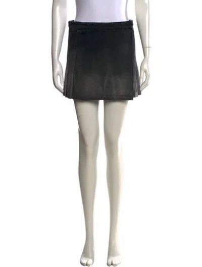 Pre-owned Del Core Mini Skirt W/ Tags In Black
