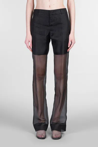 Del Core Pants In Black Silk