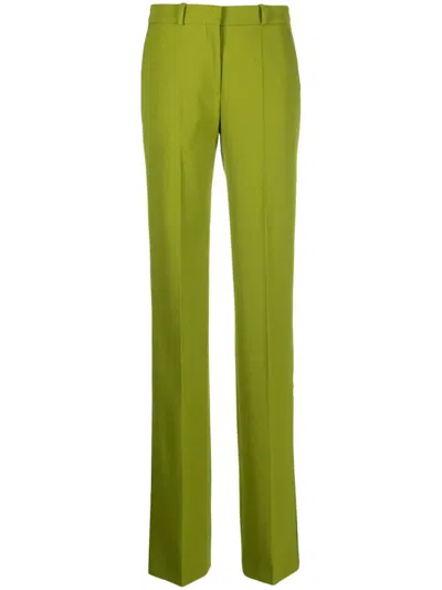 DEL CORE DEL CORE PRESSED-CREASE STRAIGHT-LEG TROUSERS