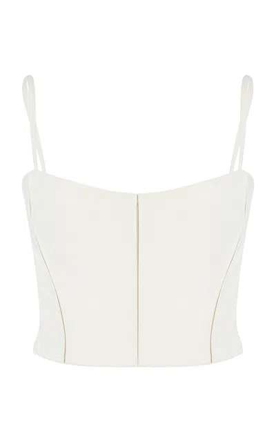 Del Core Corset Top In White