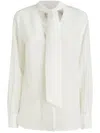 Del Core Silk Blouse In White