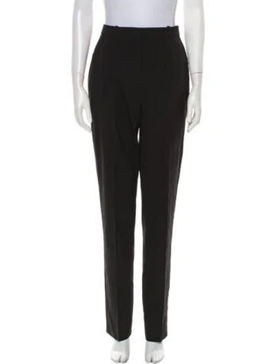 Pre-owned Del Core Straight Leg Pants In Black