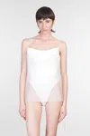Del Core Topwear In White Silk